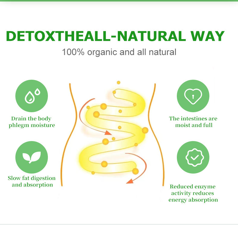 Plant-based herbal detox and slimming tea