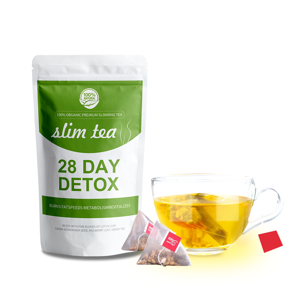Plant-based herbal detox and slimming tea