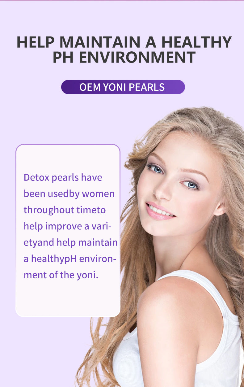 Women's Vaginal Detox Pearls and Intimate Cleansing